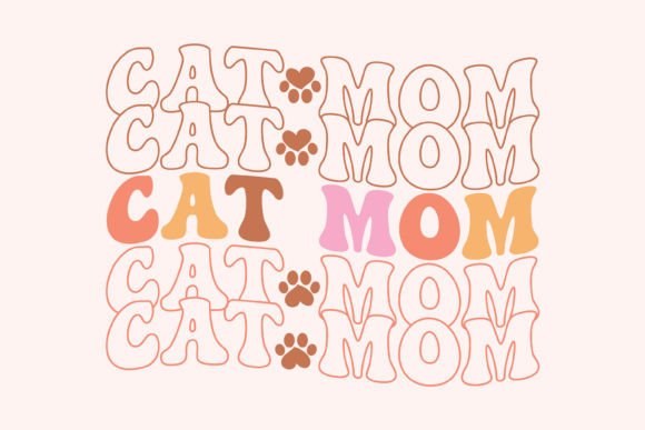 Cat Mom SVG PNG Design for Graphics and Crafts