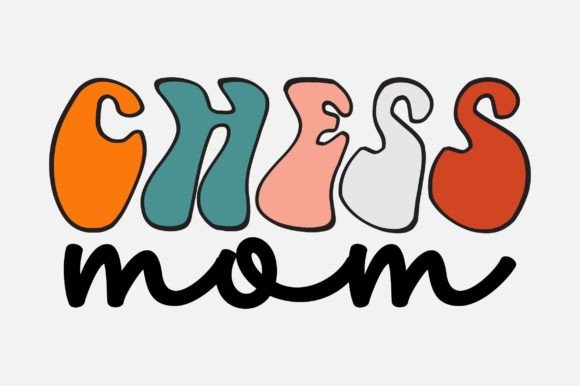 Chess Mom Svg Graphics for Crafts and Branding