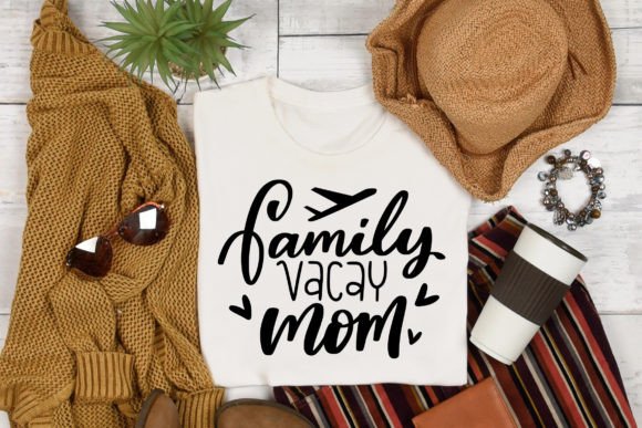 Family Vacay Mom SVG Cut File Graphics and Crafts