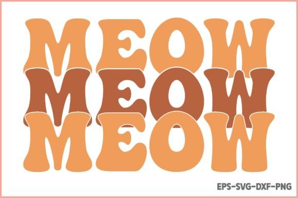 Meow - Retro Cat Mom SVG Design Review
