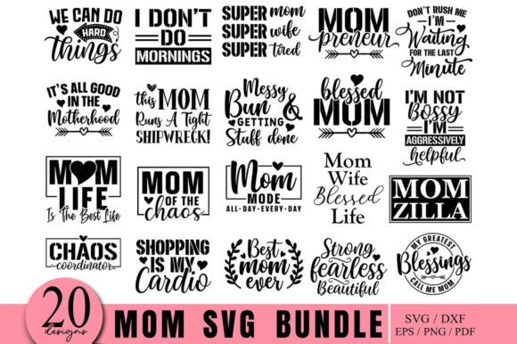 Mom SVG Bundle, Mom SVG for Shirts