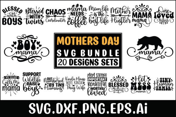 Mother s Day SVG Bundle, Mom SVG Bundle