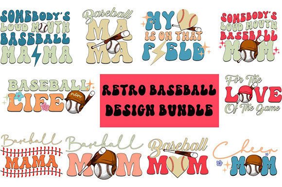 Retro Baseball Mom SVG Design Bundle: Graphics and Crafts Review